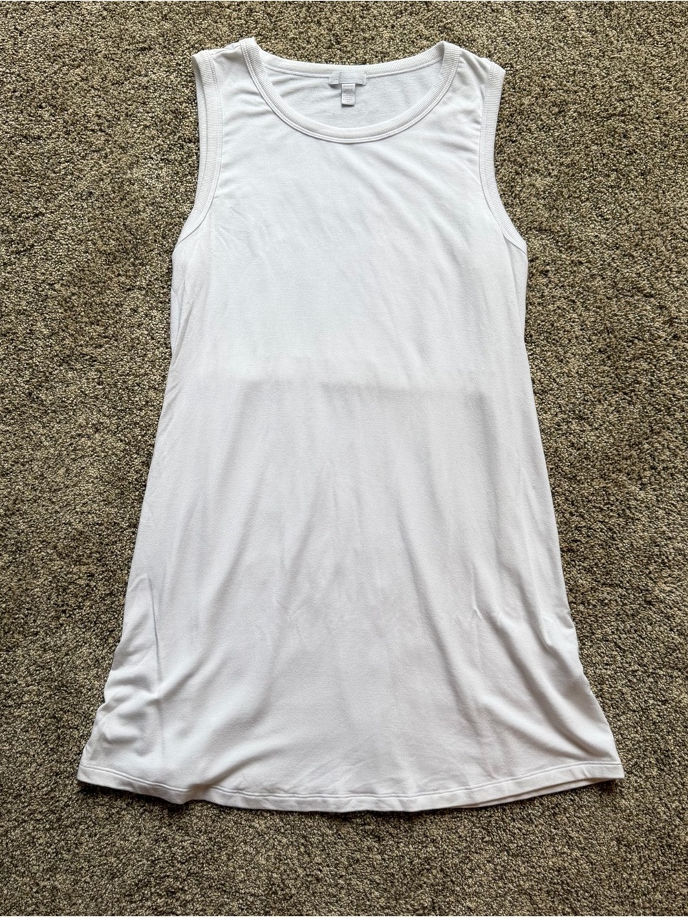 Beyond Yoga Out of Town Casual Dress Comfort Athleisure Super Soft Size XL White